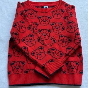 Janie and Jack Bear Sweater